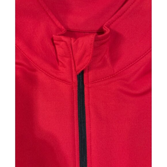 Callaway XL Weather Series Red Long Sleeve Pullover 1/4 Zip Shirt Jacket - Picture 4 of 8
